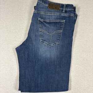 BKE Tyler Bootcut Jeans Mens 40 X 34 Medium Wash Blue‎ Y2K Denim Whiskering
